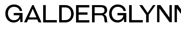Galderglynn Esquire font preview